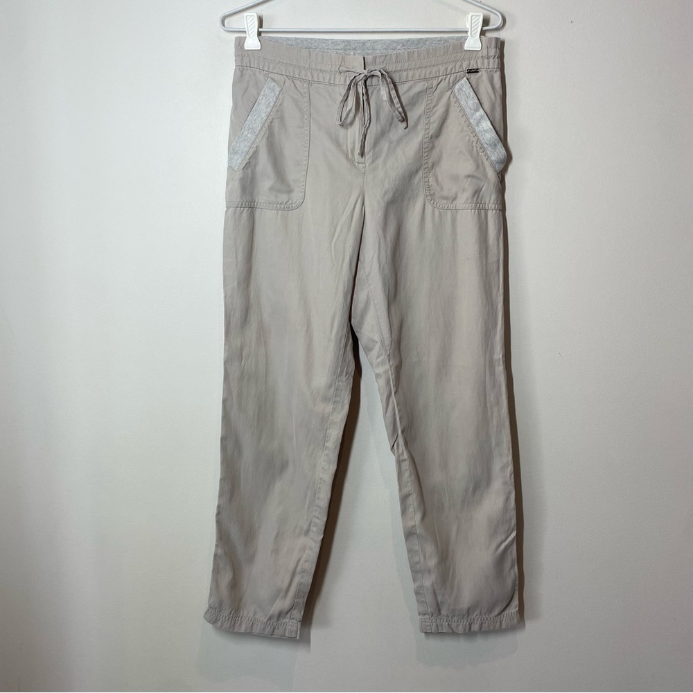 St, John Cupro/Cotton Casual Pants size 6
